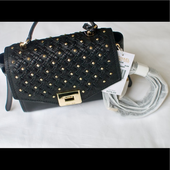 NEW Michael Kors Small Black Top Handle Satchel - Picture 3 of 3